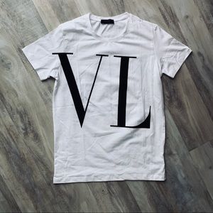 VALENTINO Large Logo Tee In White